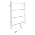 Полотенцесушитель электрический ZEIN PE-04, "Классика", 400х600 мм, 4 перекладины, белый 9546289 - фото 17154805