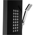 Душевая панель ZEIN B-14, 4-х функциональная, нержавеющая сталь, черный 9468657 - фото 17155508