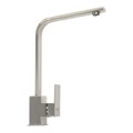 Смеситель для кухни ZEIN, квадратный, картридж 35 мм, нержавеющая сталь, сатин 9418111 - фото 17156269