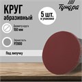 Круг абразивный шлифовальный под "липучку" ТУНДРА, 150 мм, Р2000, 5 шт. 9422571 - фото 17157068