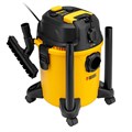 Пылесос строительный Denzel RVC20, 1400 Вт, бак 20 л, шланг 3 м, розетка с автосинхр. 10062629 - фото 17157309