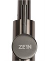 Смеситель для кухни ZEIN Z4961, нержавеющая сталь, с выдвижной лейкой, 2 режима, серый 9448948 - фото 17158898
