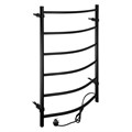 Полотенцесушитель электрический ZEIN PE-06 "Ребро", 500х800 мм, d=25, черный 9945607 - фото 17159280