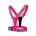 Жилет сигнальный, светоотражающий с регулируемым размером, розовый, LED сигнал, 4 режима 9891641 - фото 17159767
