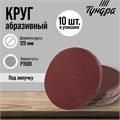 Круг абразивный шлифовальный под "липучку" ТУНДРА, 125 мм, Р1500, 10 шт. 9695480 - фото 17161217