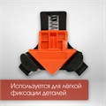 Мини угловая струбцина ЛОМ, зажим до 25 мм, 1 шт. 9845889 - фото 17162096
