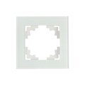 Рамка 1-местная, стекло, STEKKER серия Катрин, GFR00-7001-01, белый 10224395 - фото 17162225