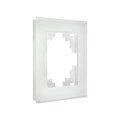 Рамка 1-местная, стекло, STEKKER серия Катрин, GFR00-7001-01, белый 10224395 - фото 17162226