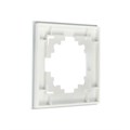 Рамка 1-местная, стекло, STEKKER серия Катрин, GFR00-7001-01, белый 10224395 - фото 17162227