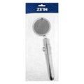 Душевая лейка ZEIN Z2349, с вентилятором, 1 режим, пластик/нержавеющая сталь, синий/хром 9754979 - фото 17162384