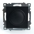 Выключатель диммирующий TRIAC (механизм) 250В, 500W, серия Катрин, GLS10-7106-05, черный 10227368 - фото 17162728
