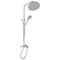 Душевая система ZEIN Z3892, излив в корпусе, лейка верхняя d=23 см, ручная 11.5 см, хром 9932202 - фото 17162874
