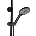 Душевая система ZEIN Z3895, с термостатом, лейка верхняя d=23 см, ручная 12,5 см, чёрная 9932205 - фото 17162896