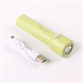 Фонарь ручной аккумуляторный, 1.5 Вт, 800 мАч, 3535LED, 3 режима, IPX2, 10.5 х 3 см, желтый 10249272 - фото 17163294