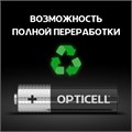 Батарейка алкалиновая OPTICELL, AA, LR6-4BL, 1.5В, блистер, 4 шт 10253919 - фото 17163302