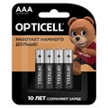 Батарейка алкалиновая OPTICELL, AAA, LR03-4BL, 1.5В, блистер, 4 шт 10253921 - фото 17163303
