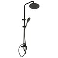 Душевая система ZEIN Z1015, тропическая и ручная лейка, шланг 150 см, графит 9932196 - фото 17163749