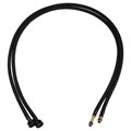Подводка гибкая для смесителя ZEIN engr, нейлон, 1/2", М10, 120 см, набор 2 шт., черная 9867156 - фото 17165675