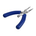 Длинногубцы для электроники, ТУНДРА mini, нерж. сталь, противоскользящие рукоятки, 90 мм 9785269 - фото 17166447