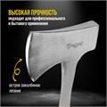 Топор ТУНДРА ПРОФИ, цельнокованый, двухкомпонентная рукоятка, 600 г 9947089 - фото 17166898