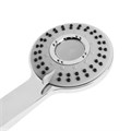 Лейка для душа ZEIN Z3543, d=110 мм, 5 режимов, в центре микроскопические точки, хром 9931300 - фото 17167475