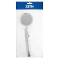 Лейка для душа ZEIN Z3544, d=80 мм, микроскопические точки, кнопка стоп, съёмный верх, хром 9931301 - фото 17167491