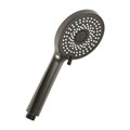 Набор леек для душа ZEIN Z3557, верхняя на шарнире d=22 cм, ручная 5 режимов d=12 cм, графит 9931314 - фото 17167566