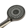 Набор леек для душа ZEIN Z3557, верхняя на шарнире d=22 cм, ручная 5 режимов d=12 cм, графит 9931314 - фото 17167568