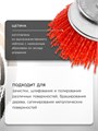 Щетка нейлоновая для дрели ТУНДРА, со шпилькой, "чашка", 75 мм 9866433 - фото 17167715