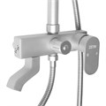 Душевая система ZEIN Z3868, смеситель, тропическая и ручная лейка, алюминий, матовая 9932176 - фото 17167850
