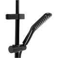 Душевая система ZEIN Z3869, смеситель, тропическая и ручная лейка, алюминий, черная 9932177 - фото 17167863