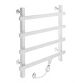 Полотенцесушитель электрический ZEIN PE-09 "Линия", 500х600 мм, 4 перекладины, белый 10363947 - фото 17169189