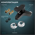 Смеситель для ванны ZEIN Z3676, однорычажный, без душевого набора, ABS-пластик, черный 9931985 - фото 17169414