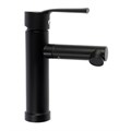 Смеситель для раковины ZEIN Z3693, поворотный излив высотой 10 см, ABS-пластик, черный 9932000 - фото 17169768