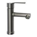Смеситель для раковины ZEIN Z3694, поворотный излив высотой 10 см, ABS-пластик, графит 9932001 - фото 17169774