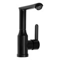 Смеситель для раковины ZEIN Z3696, поворотный излив высотой 18 см, ABS-пластик, черный 9932003 - фото 17169789
