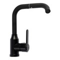Смеситель для кухни ZEIN Z3702, поворотный излив высотой 20 см, ABS-пластик, черный 9932009 - фото 17169845