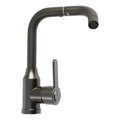 Смеситель для кухни ZEIN Z3703, поворотный излив высотой 20 см, ABS-пластик, графит 9932010 - фото 17169856