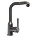 Смеситель для кухни ZEIN Z3703, поворотный излив высотой 20 см, ABS-пластик, графит 9932010 - фото 17169857
