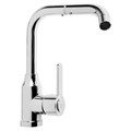 Смеситель для кухни ZEIN Z3704, поворотный излив высотой 20 см, ABS-пластик, хром 9932011 - фото 17169869