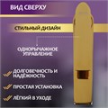 Смеситель для раковины ZEIN Z3874, однорычажный, высота излива 12 см, латунь, черный/gold 9932182 - фото 17170086