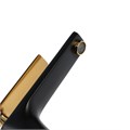 Смеситель для раковины ZEIN Z3874, однорычажный, высота излива 12 см, латунь, черный/gold 9932182 - фото 17170092
