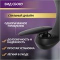 Смеситель для раковины ZEIN Z3878, однорычажный, интерьерный, высота 18 см, латунь, черный 9932186 - фото 17170138