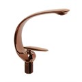Смеситель для раковины ZEIN Z3880, однорычажный, интерьерный, высота 18см, латунь, rose gold 9932188 - фото 17170171