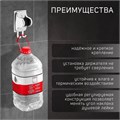 Держатель для душевой лейки ZEIN Z123, самоклеющейся, регулируемый, с крючком, хром 9931939 - фото 17170265