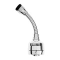 Аэратор ZEIN Z3594, поворотный, гибкий, с регулировкой потока, 2 режима, хром 9931921 - фото 17170419