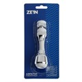 Аэратор ZEIN Z3605, поворотный, на шарнире, гибкий, 2 режима, хром/белый 9931930 - фото 17170519