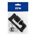 Аэратор ZEIN Z3631, поворотный, регулируемый, угловой, 2 режима, черный 9931947 - фото 17170531