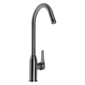Смеситель для кухни ZEIN Z3765, однорычажный, высота излива 27.5 см, графит 9932073 - фото 17170686