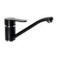 Смеситель для кухни ZEIN Z3829, однорычажный, длина излива 22 см, картридж 35 мм, черный 9932137 - фото 17170732
